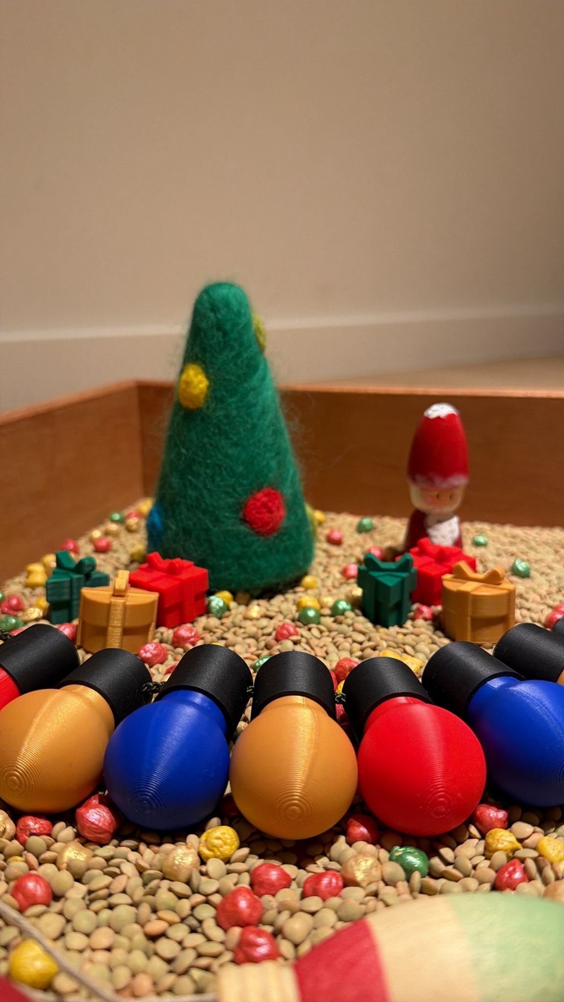 Kerstboom Vilt ca.12cm