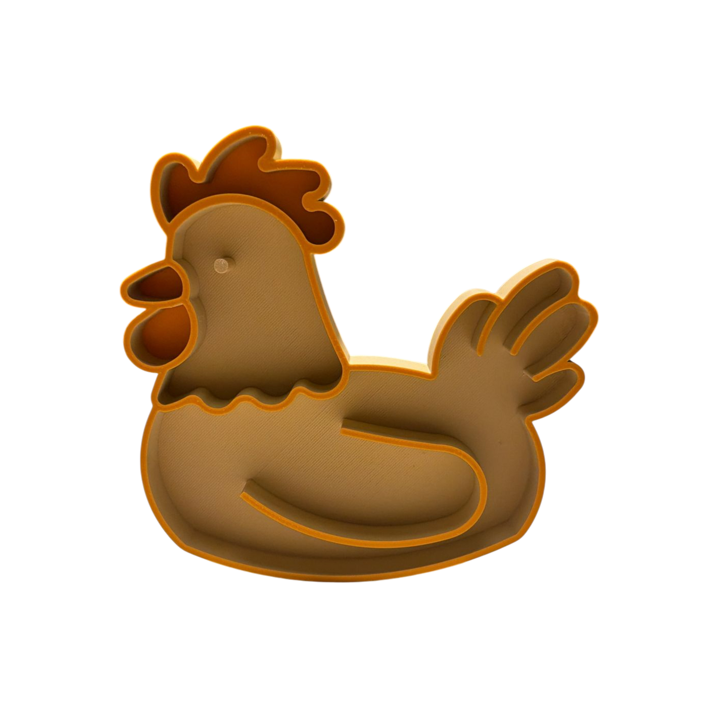 CYW vulvorm kip 14cm x 14cm