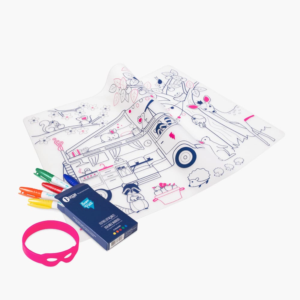 Super Petit | placemat met 5 stiften | Dream Van