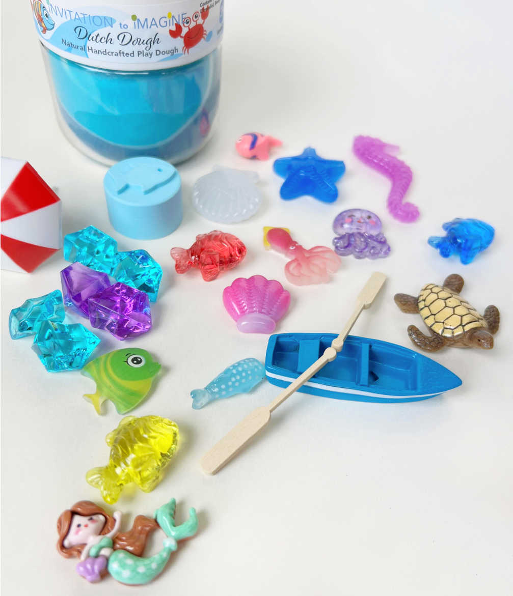 Invitation to imagine speeldeeg the sea play pot