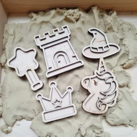 Kiddi mini vulvormen set sprookjes 5st.