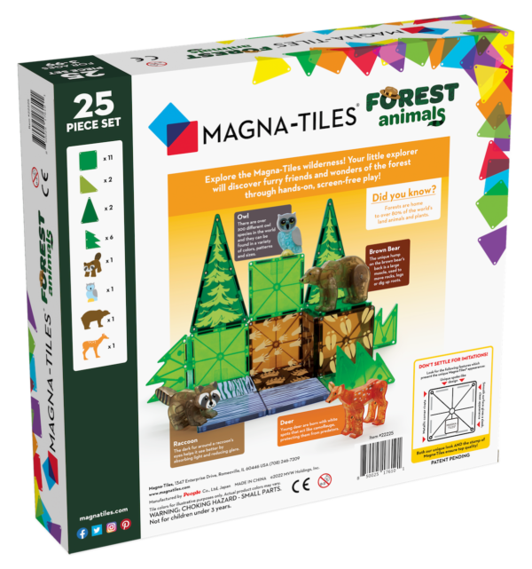 Magna Tiles Forest animals 25stuks