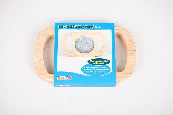 TickiT easy hold glitterpaneel zilver