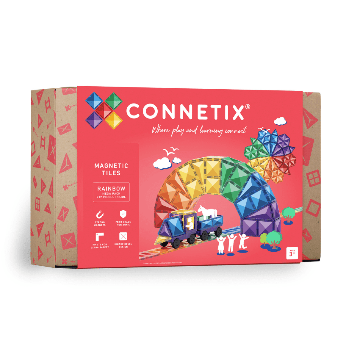 Connetix Rainbow Mega pack 212st.