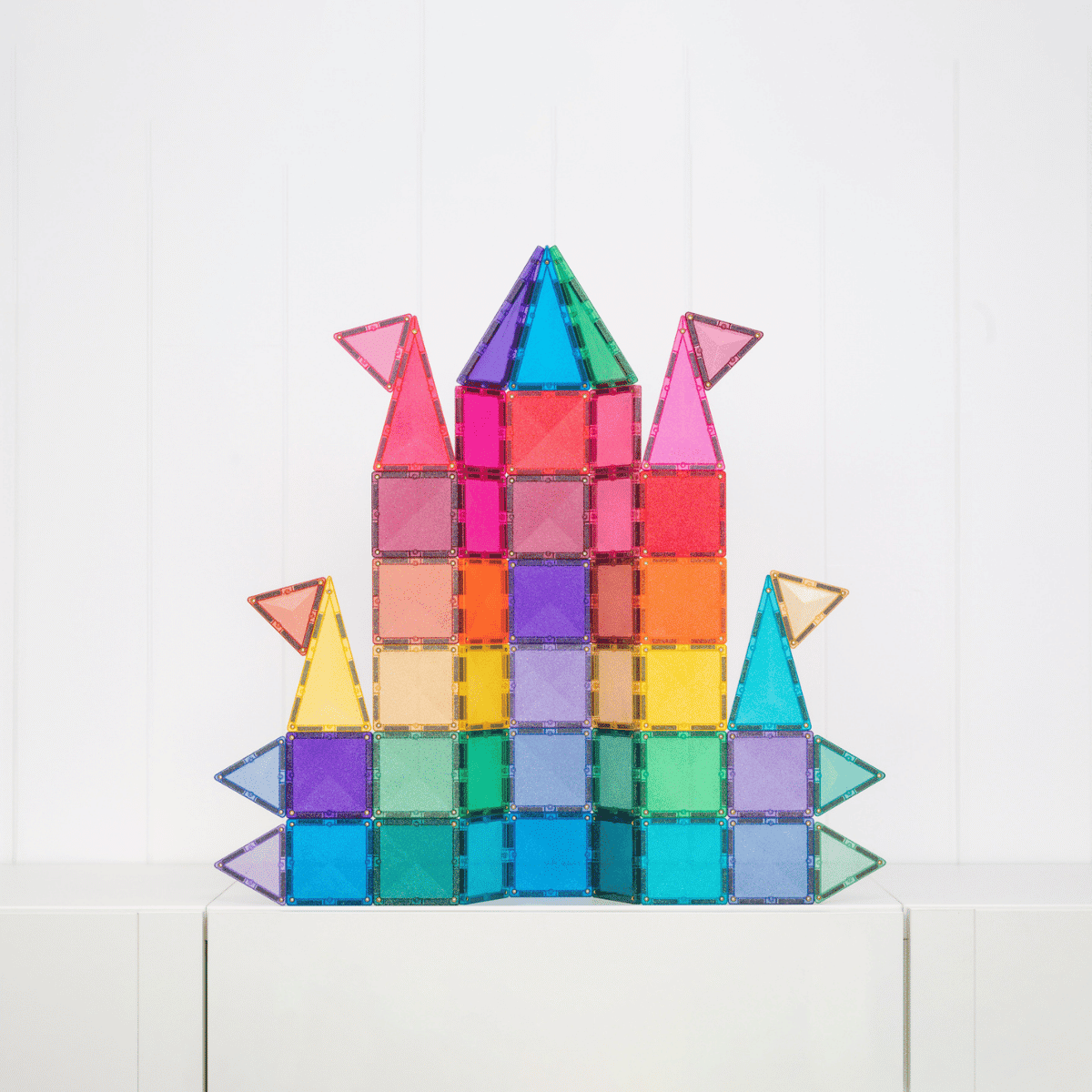 !! Pre - Order!! | Connetix Glitter Castle Pack 48 stuks