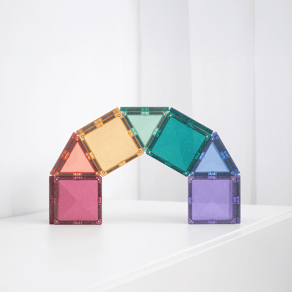 !! Pre - Order!! | Connetix Glitter Castle Pack 48 stuks