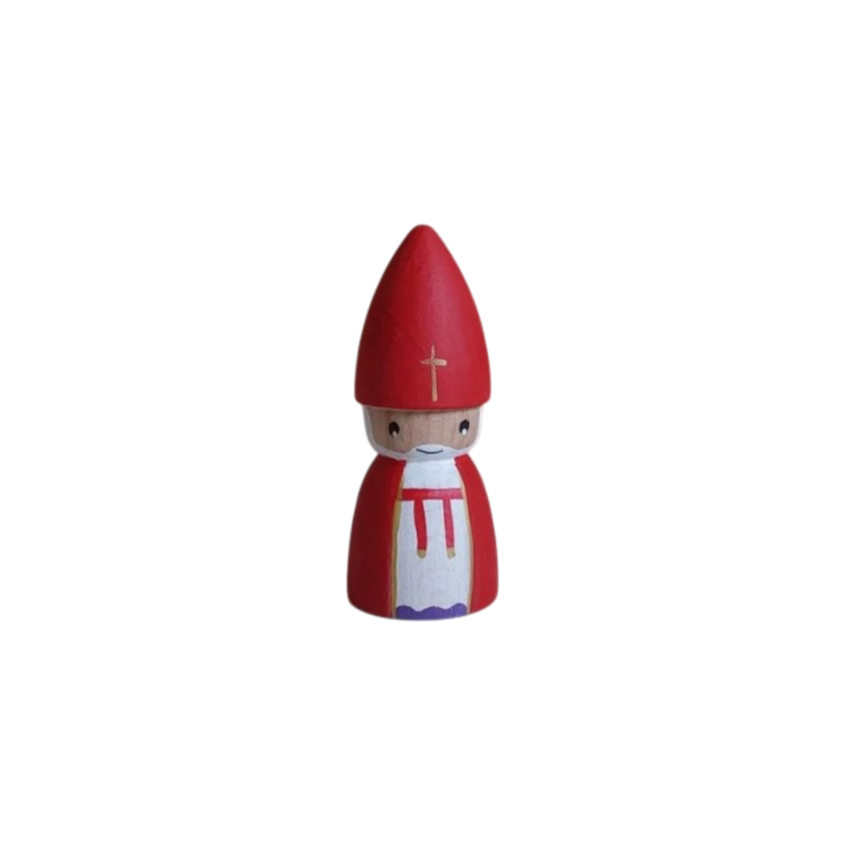 Atelier Nouk | Houten pegdoll Sinterklaas 1 st.
