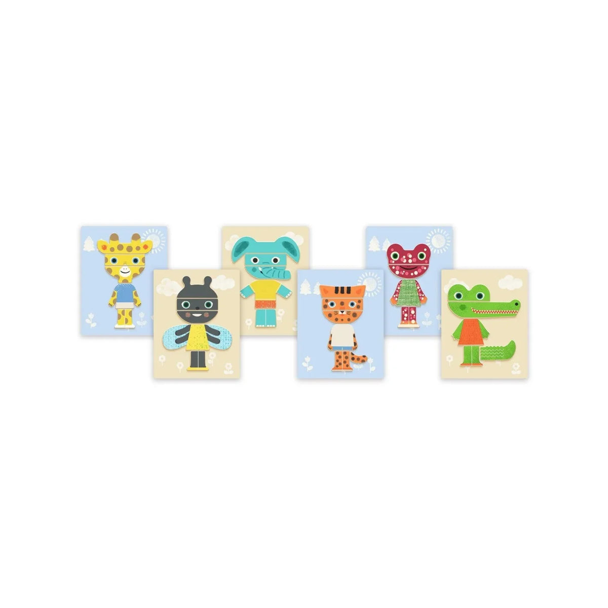 Djeco - Magneetdoos - Inzebox Mix Animals
