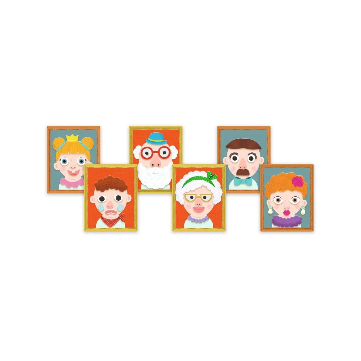 Djeco - Magneetdoos - Inzebox portraits