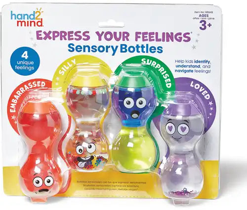 Learning resources emoties sensory bottle uitbreiding 4st.