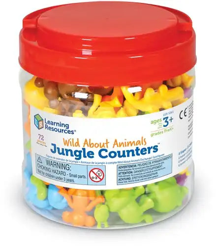 Learning Resources - Wild About Animals Jungle Counters® 72st.