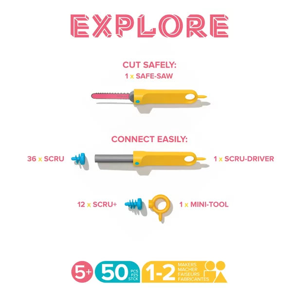Makedo Explore kit 50st.