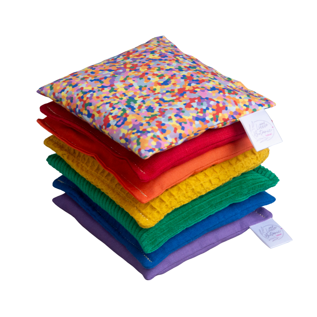 Litlle Botanic - Pittenzakjes - Regenboog + super confetti 7st.