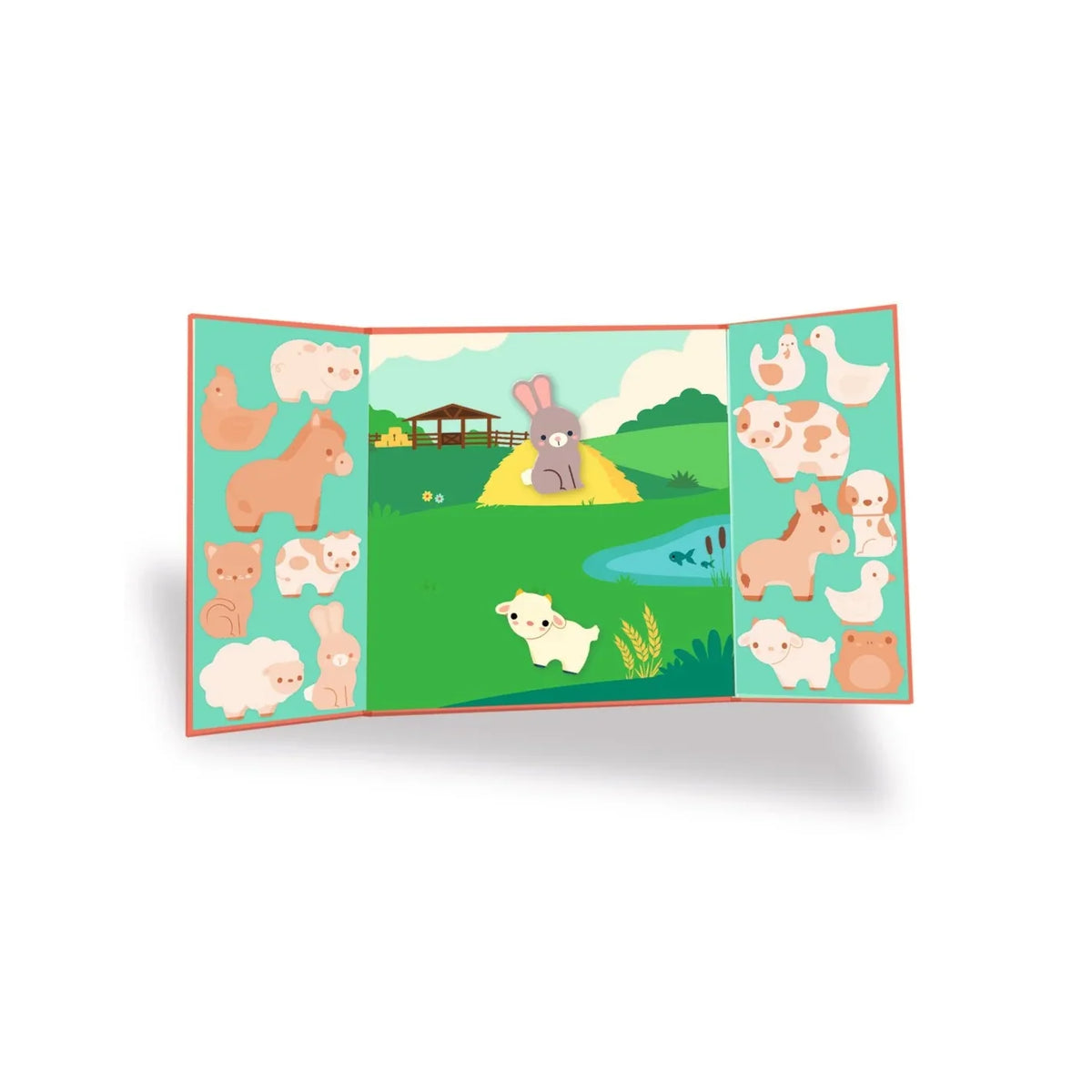 Djeco - Dikke stickers - Boerderijdieren