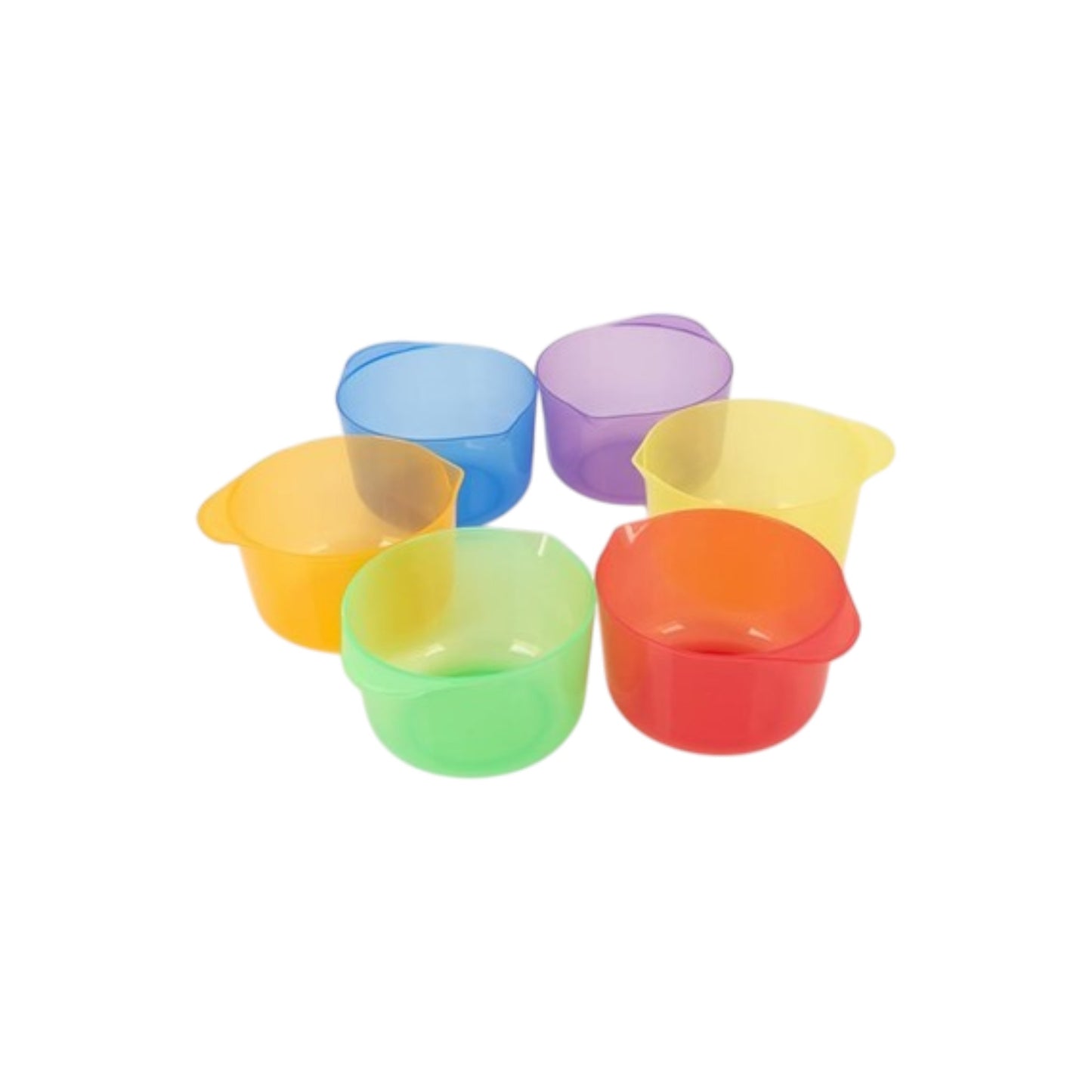 TickiT doorschijnende schenkbekers 750ml - 6 stuks