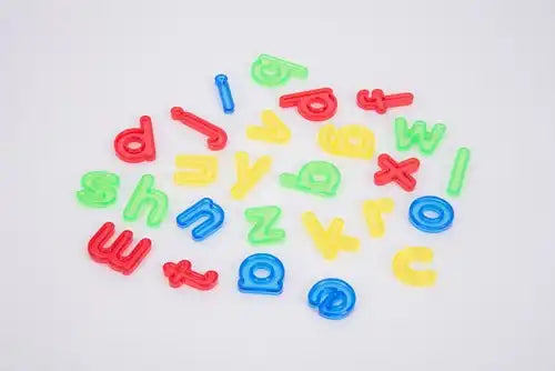 Tickit transparante kleine letters (A-Z)