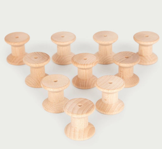 Tickit Houten spoelen 10st.