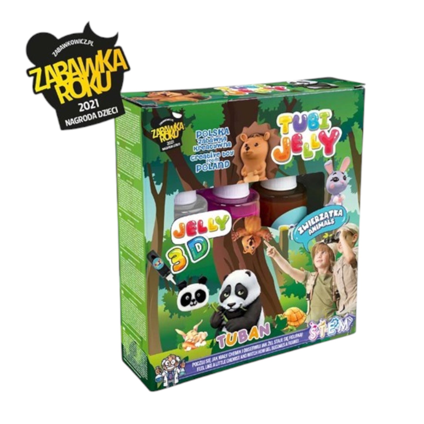 Tuban - Tubi Jelly animals - dieren 3 kleuren