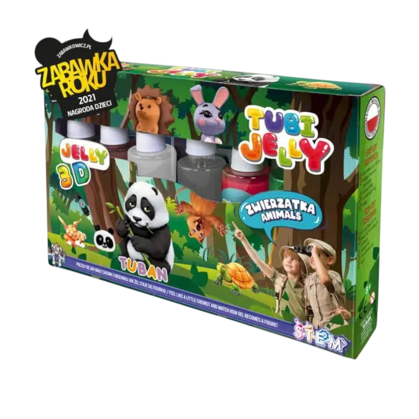 Tuban - Tubi Jelly animals - dieren 6kleuren