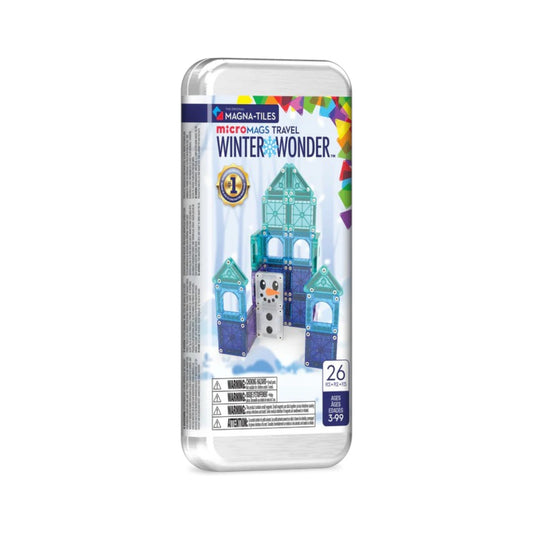 Magna Tiles - Micromag. travelset Winter wonder 26st.