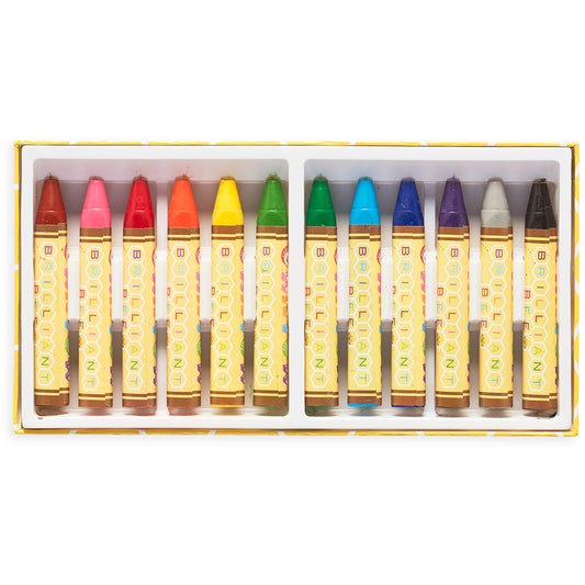 Ooly – Brilliant Bee Crayons – waskrijtjes 12st.