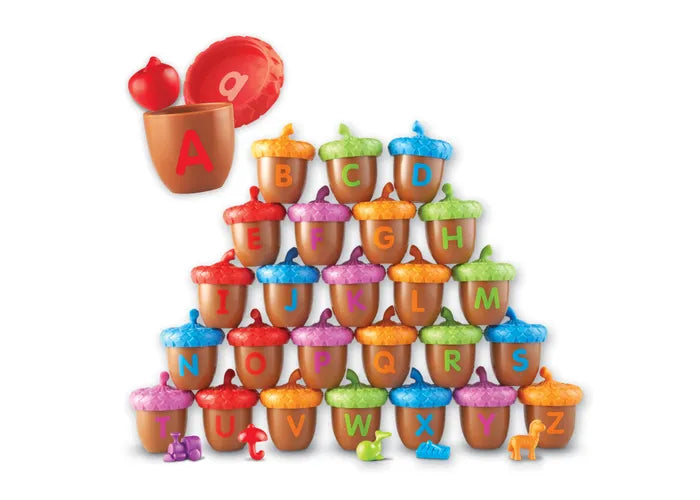Learning Resources - Alphabet Acorns Activity Set