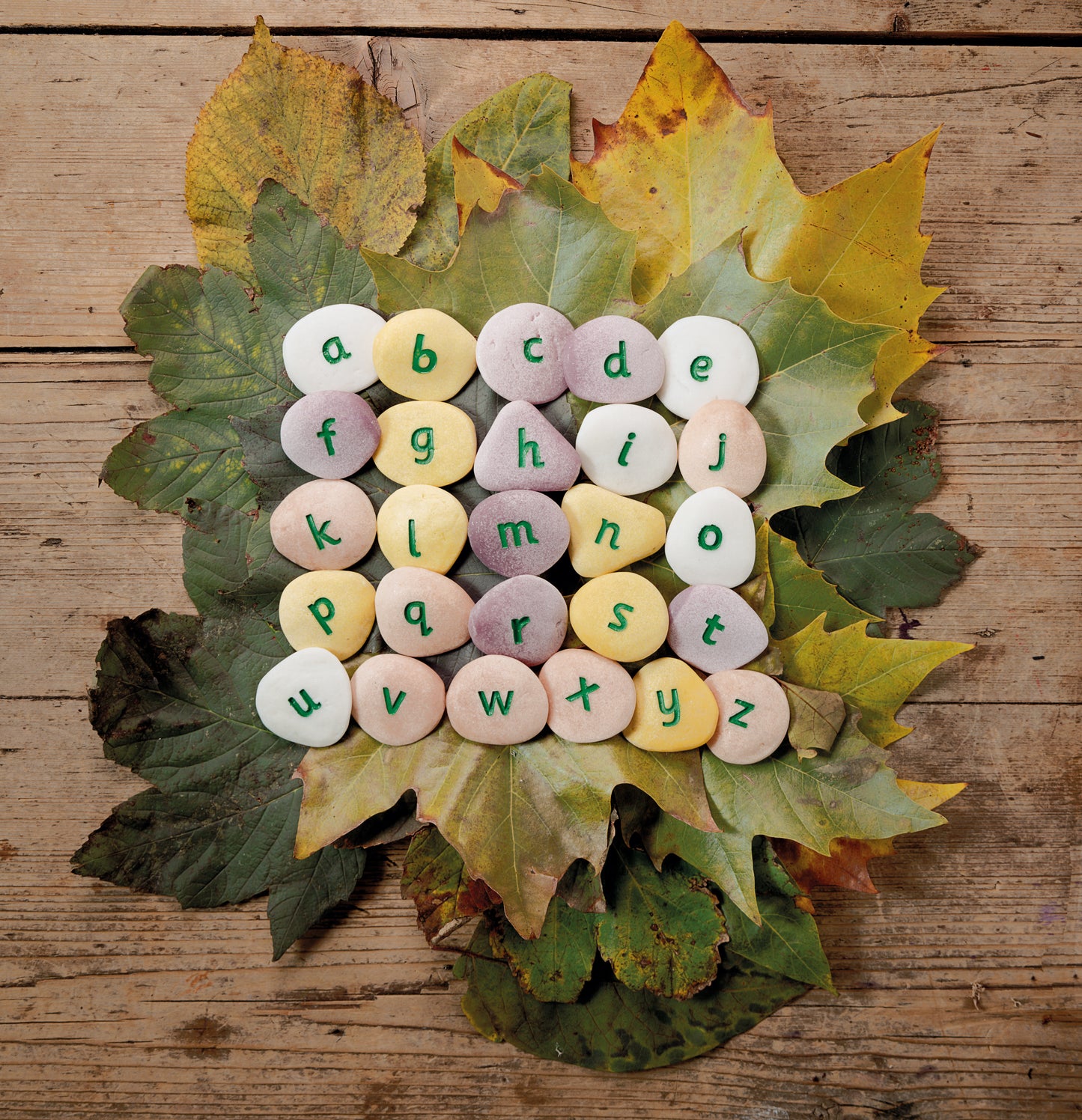 Yellow Door - Alfabetsteentjes – letter set 26st.