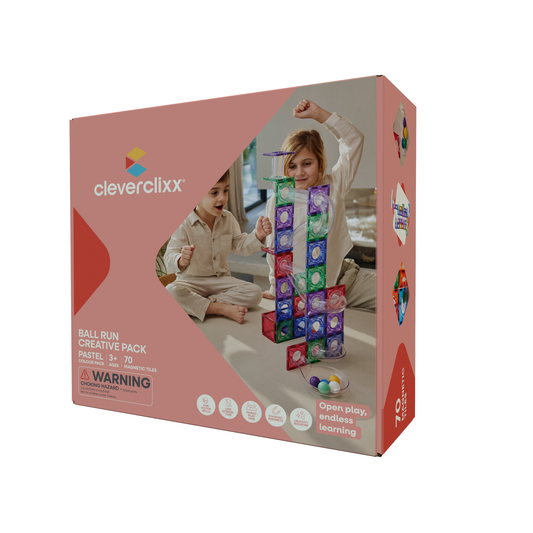 Cleverclixx Ball Run Creative Pack Pastel | 70 stuks