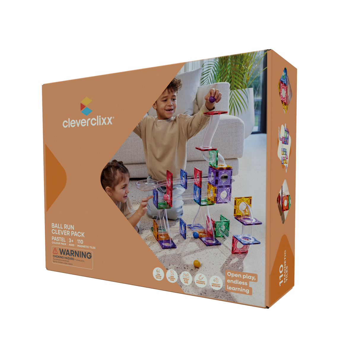 Cleverclixx Ball Run Clever Pack Pastel | 110 stuks