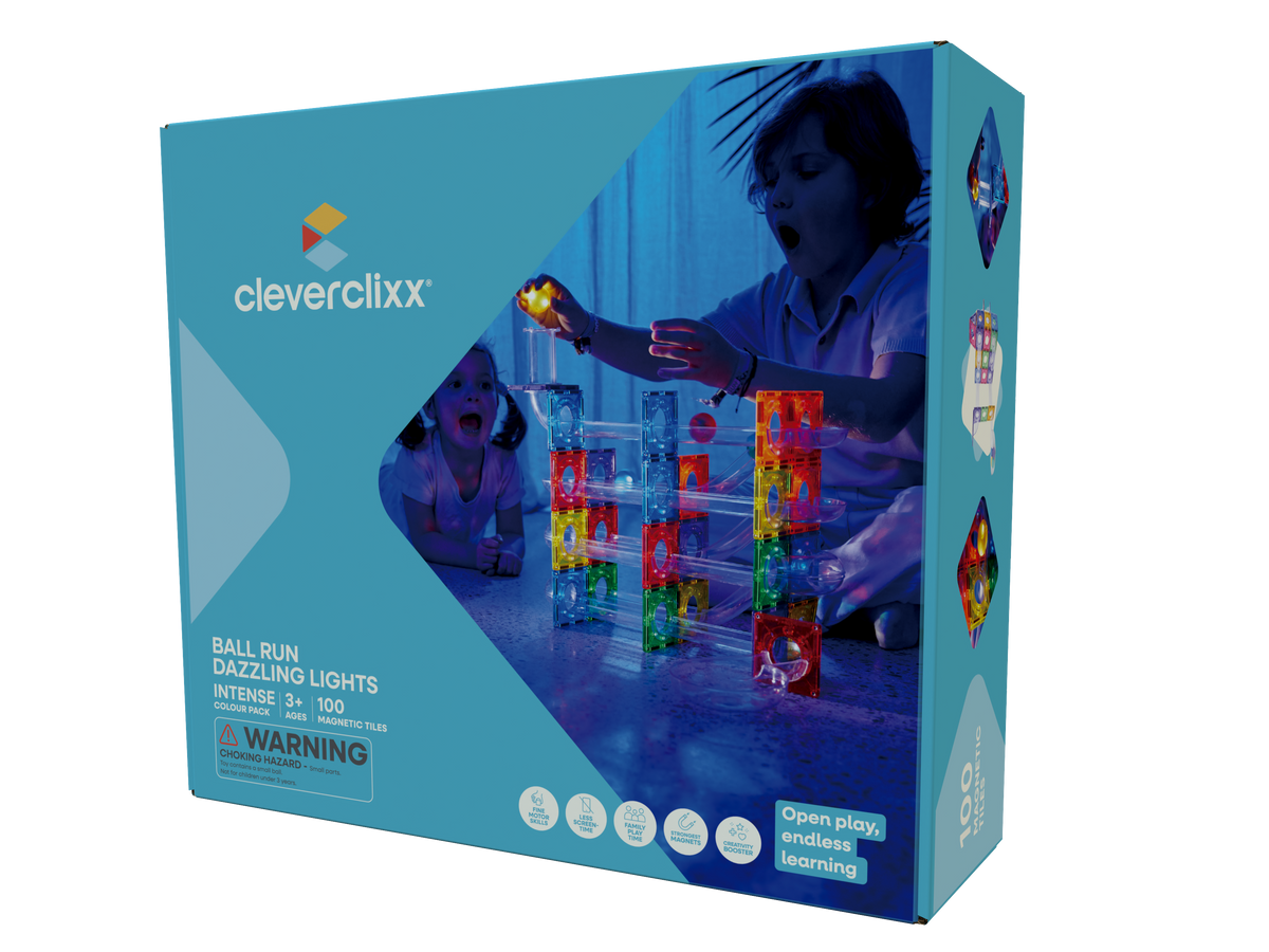 Cleverclixx Ball Run Dazzling Lights Pack Intense | 100 stuks