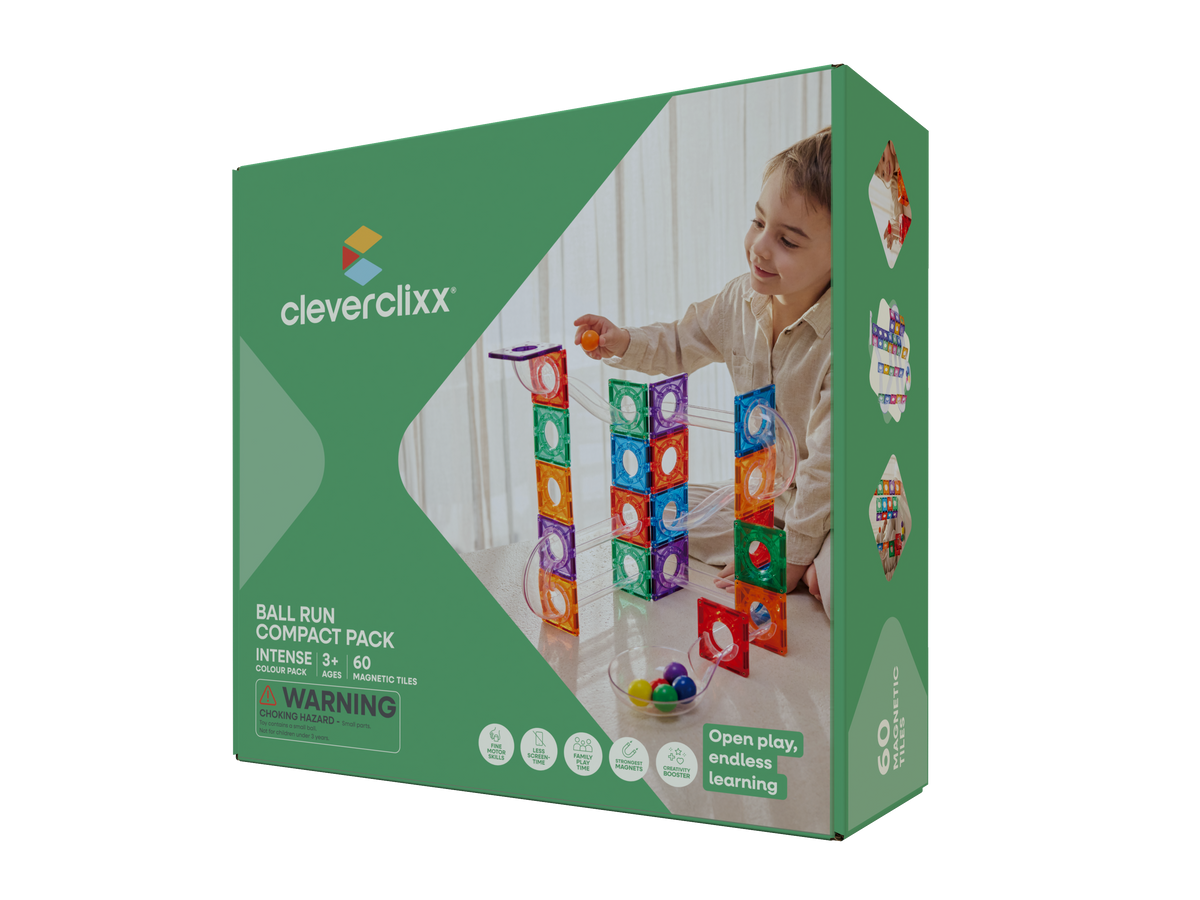 Cleverclixx Ball Run Compact Pack Intense | 60 stuks