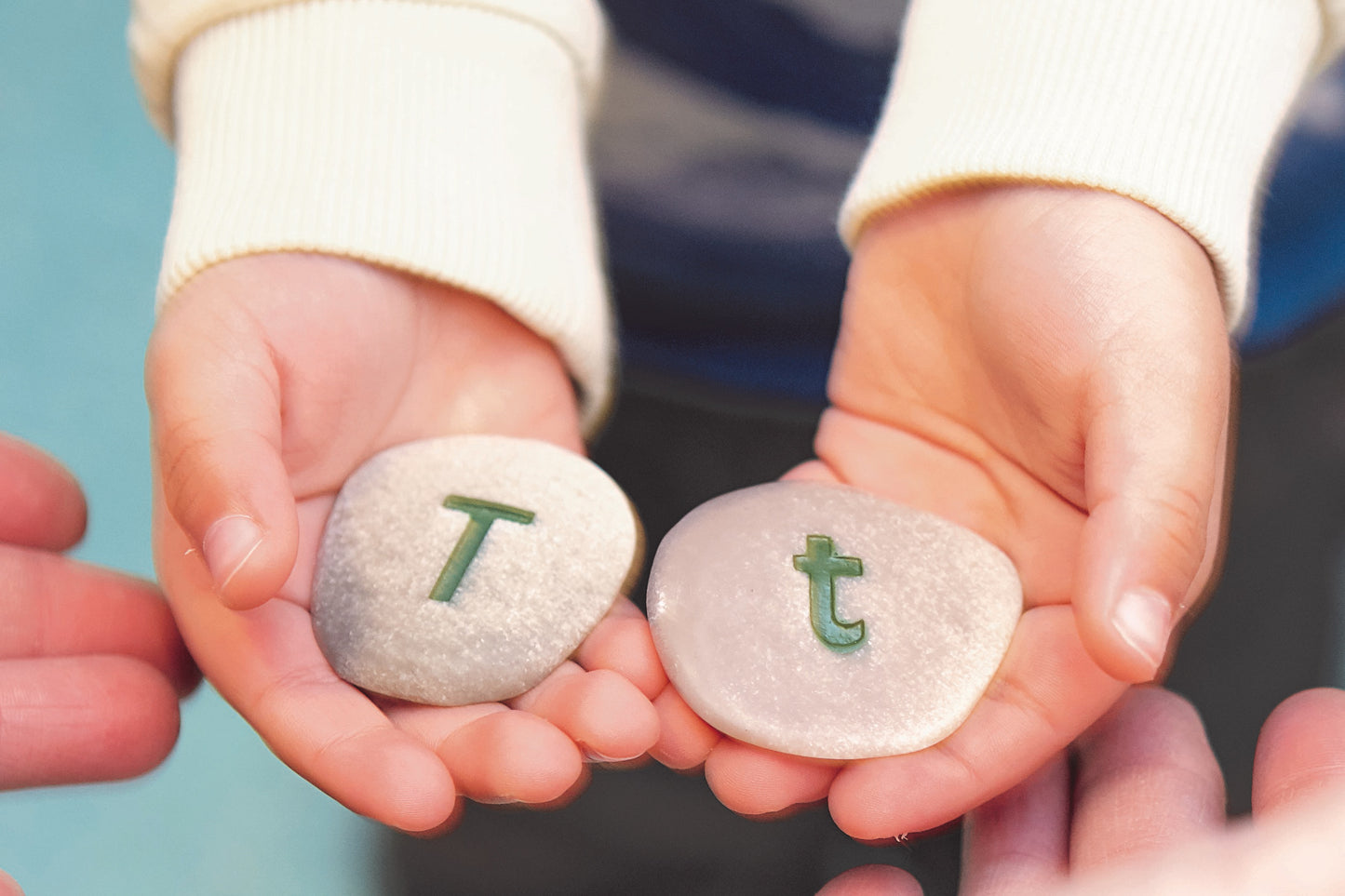 Yellow Door - Alfabetsteentjes – Hoofdletterset 26st.