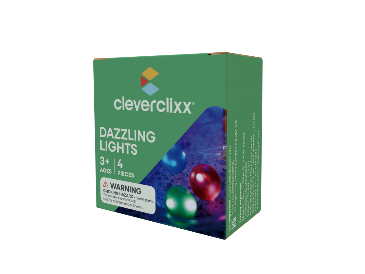Cleverclixx Balls Pack Dazzling Lights | 4 lichtgevende ballen