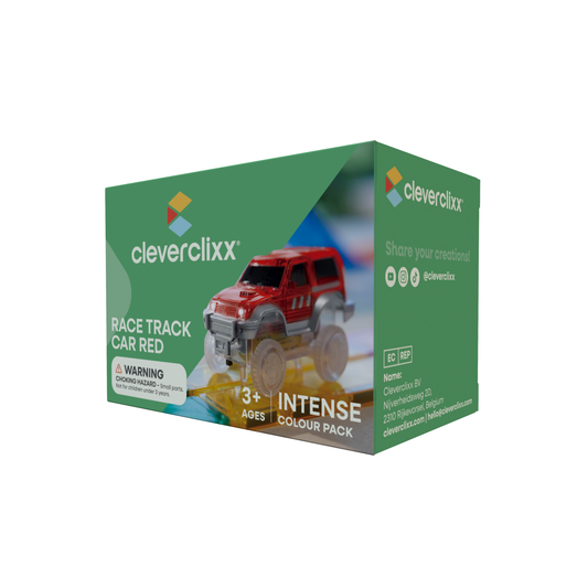Cleverclixx Race Track Car Rood | 1 stuk