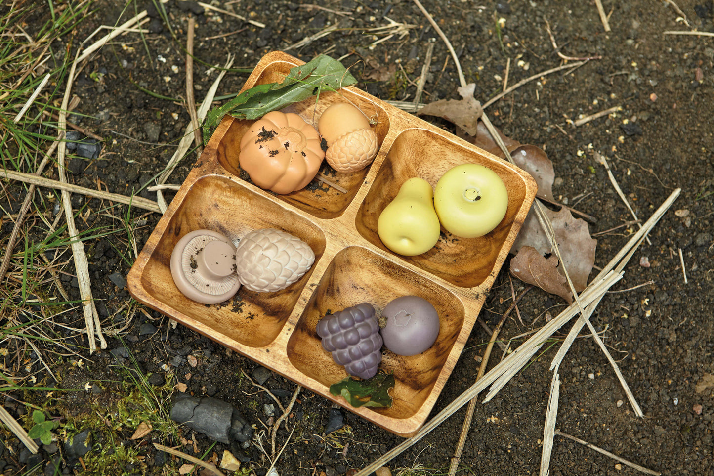 Yellow Door - Feast of nature play set 8st.