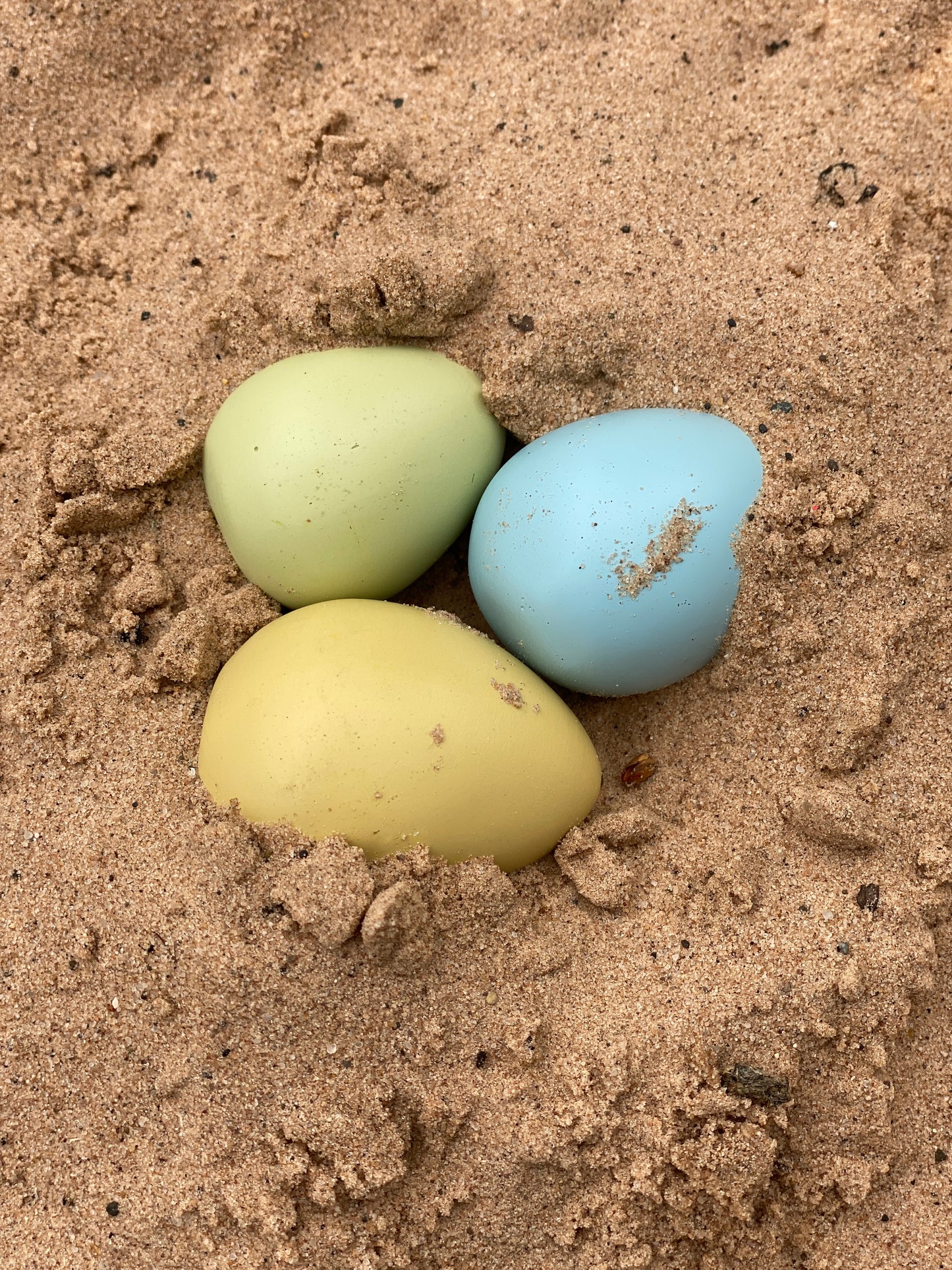 Yellow Door - Sensory Stones - Size sorting eggs 8st.