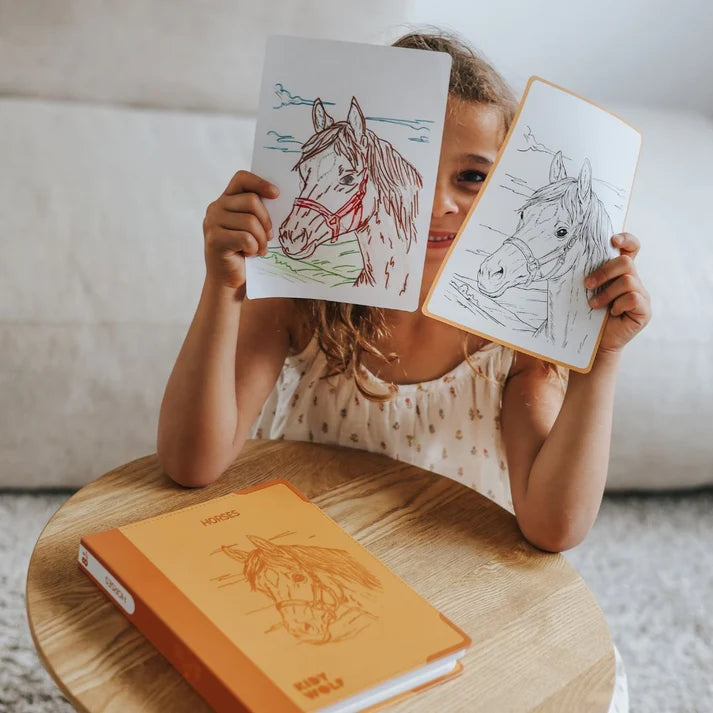 Kidywolf Kidydraw Pad | Refill Horses |  8+