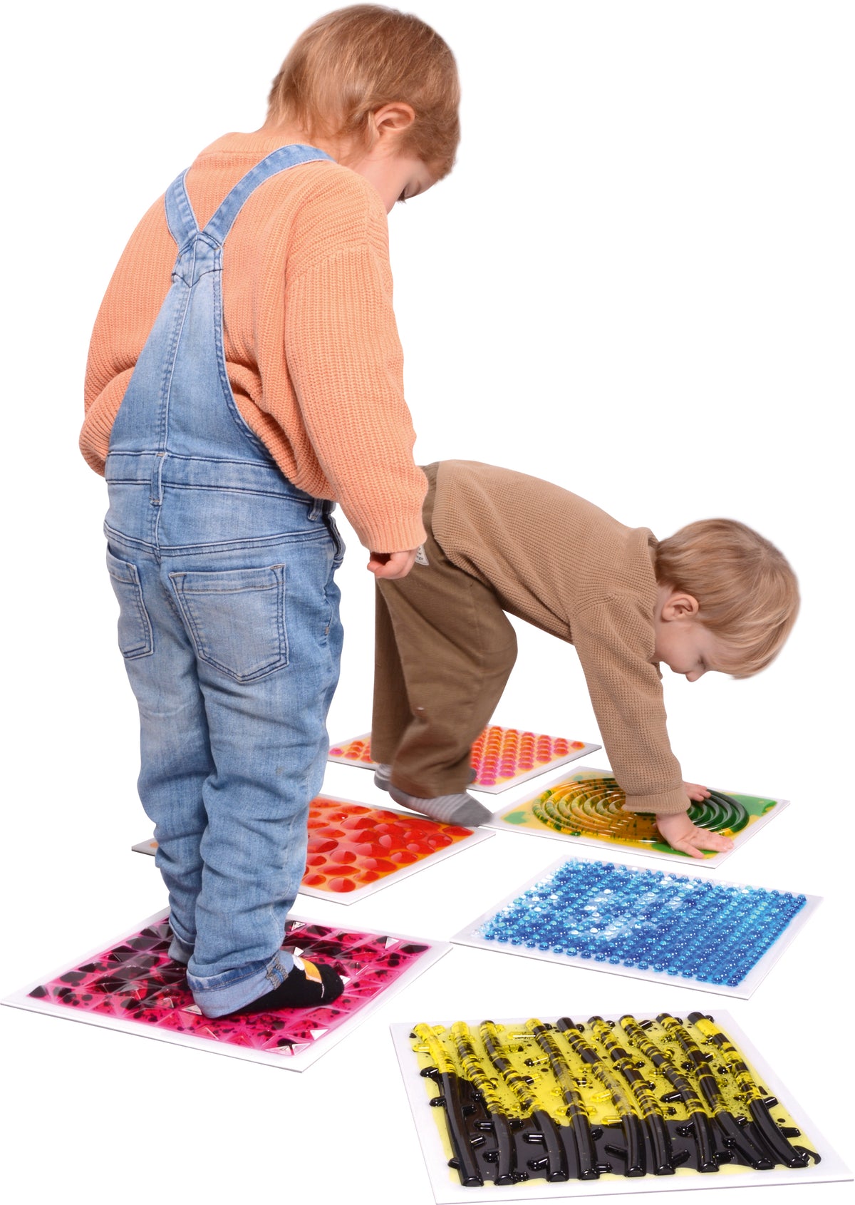 Sensorische mat vierkant 30cm | set 6st.