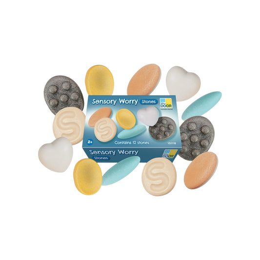 Yellow Door - Sensory Stones - Sensorische zorgstenen 12st.