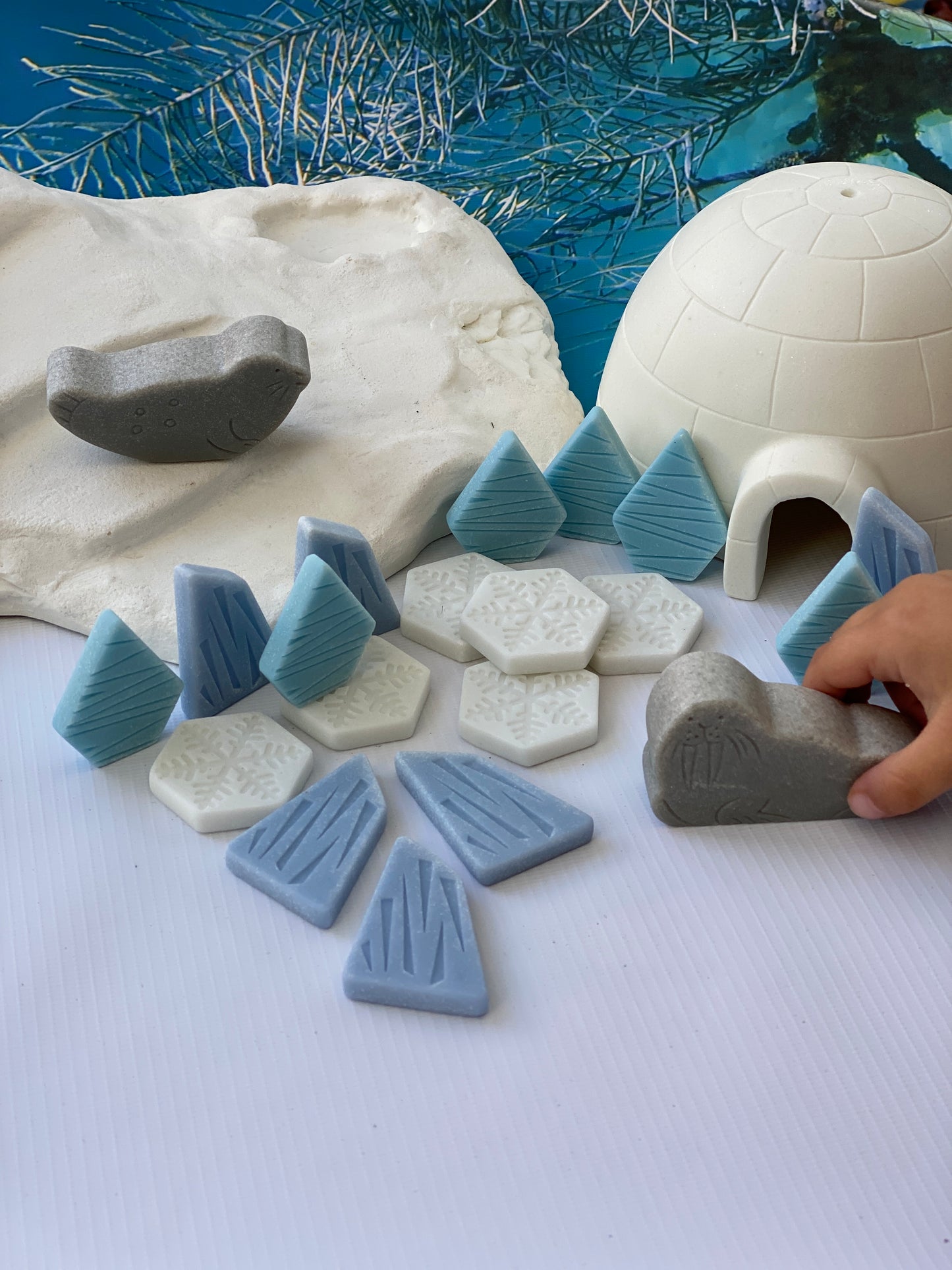 Yellow Door - Sensory Stones - Scenery stones - Polar play