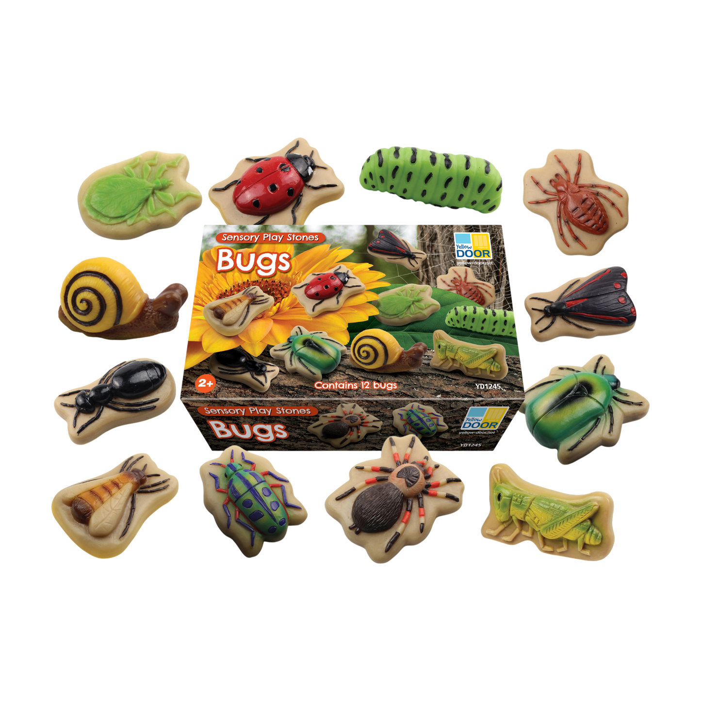 !! PRE ORDER !! Yellow Door - Sensory Stones - Scenery stones - Insecten