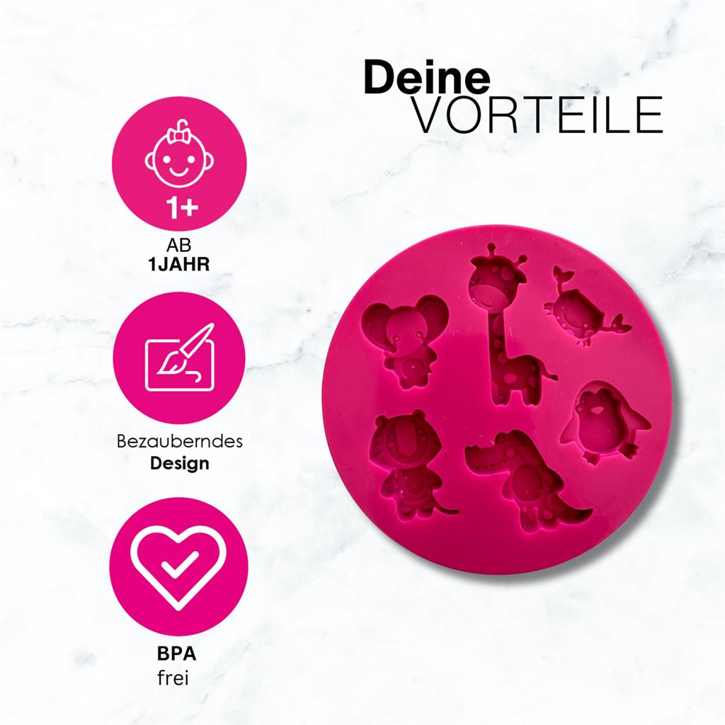 Knetä Silicone Vorm - Zoodieren