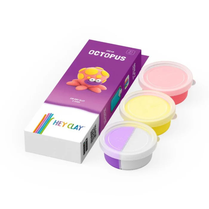 Heyclay - Octopus - 3 potjes