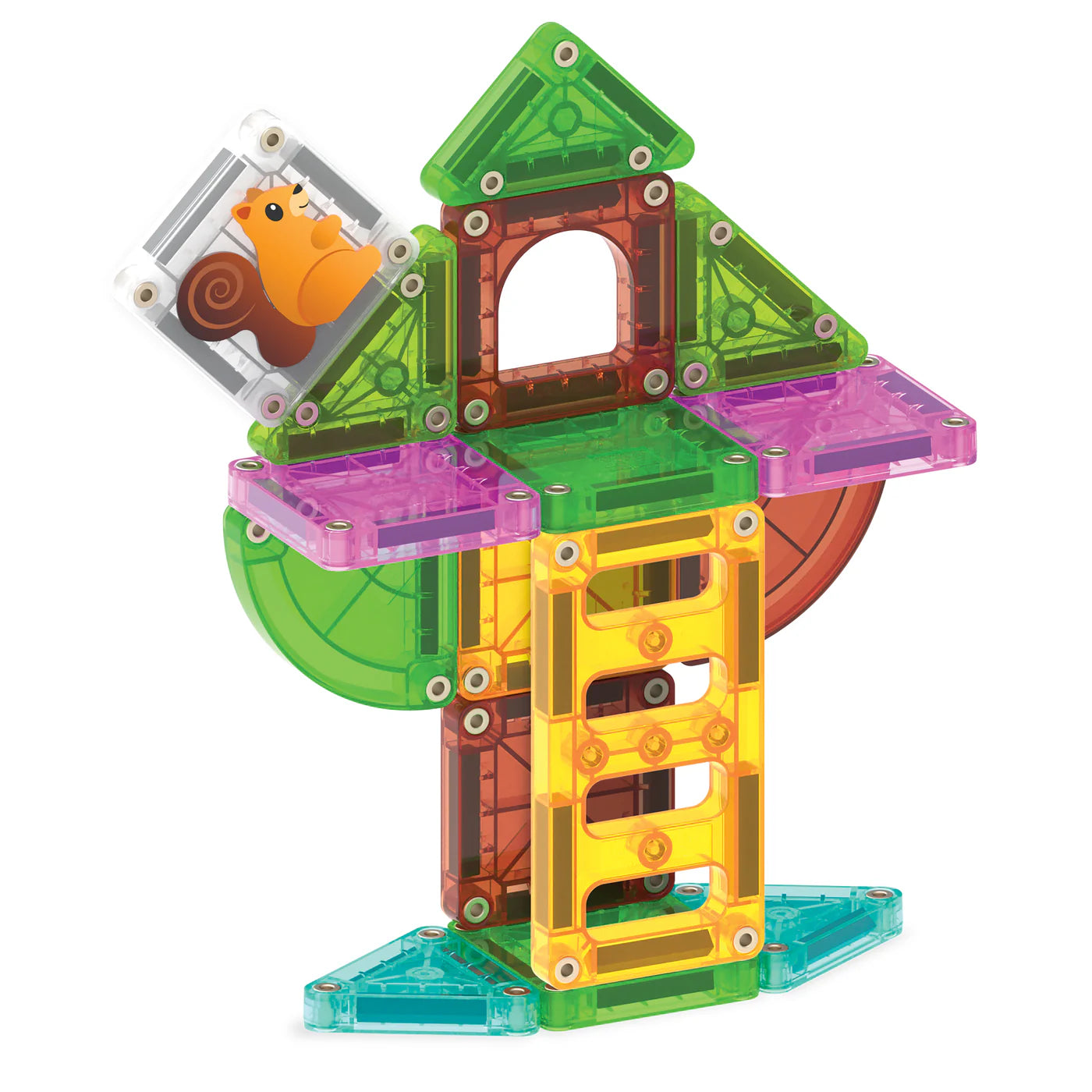 MAGNA-TILES® microMAGS Treehouse 24-Piece Travel Set