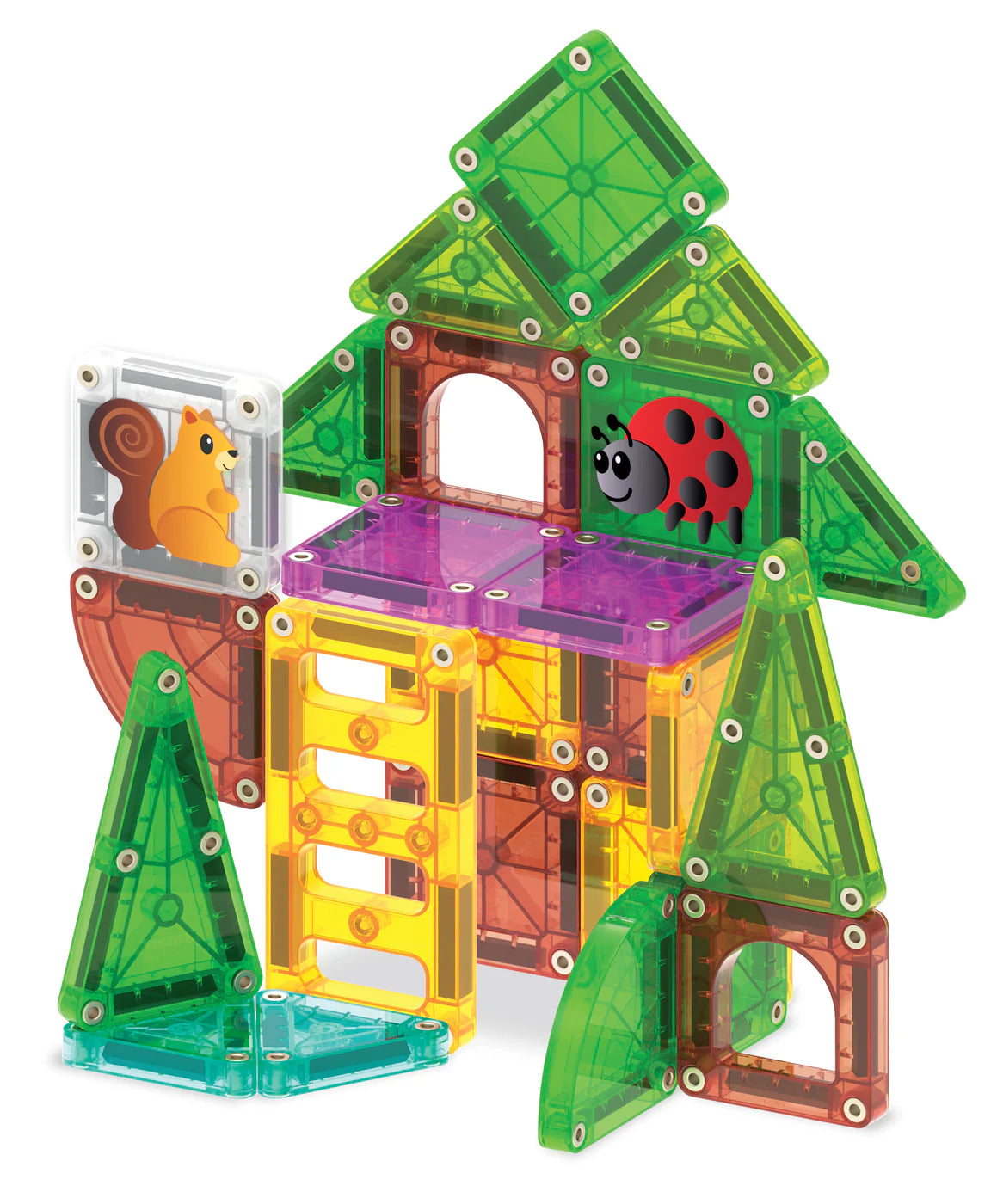 MAGNA-TILES® microMAGS Treehouse 24-Piece Travel Set