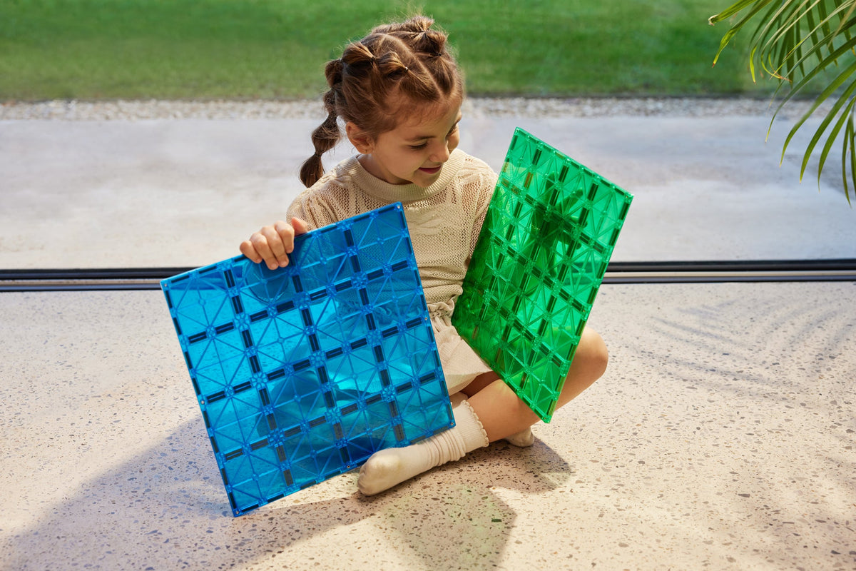 Cleverclixx Big Plates Blue Green | 2 stuks
