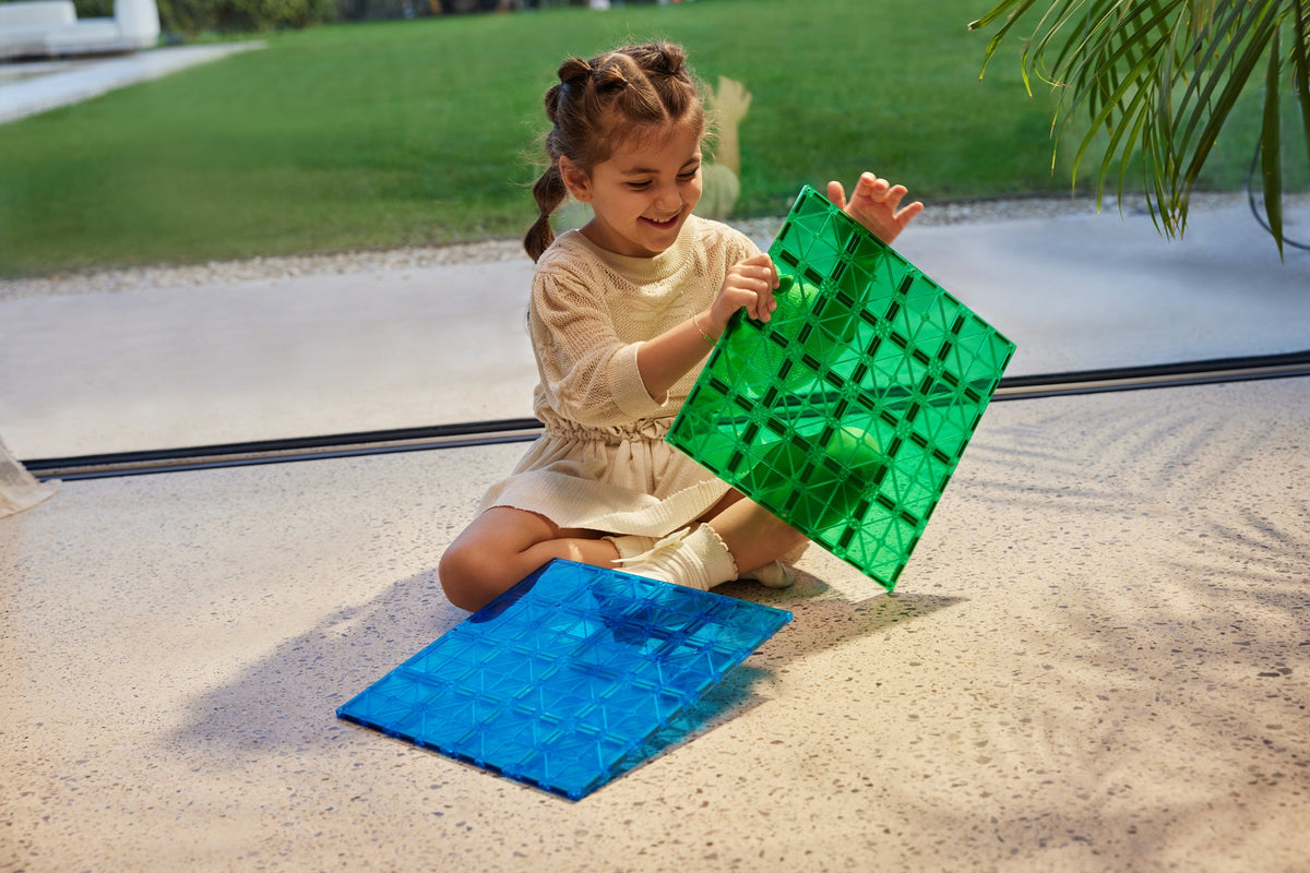 Cleverclixx Big Plates Blue Green | 2 stuks