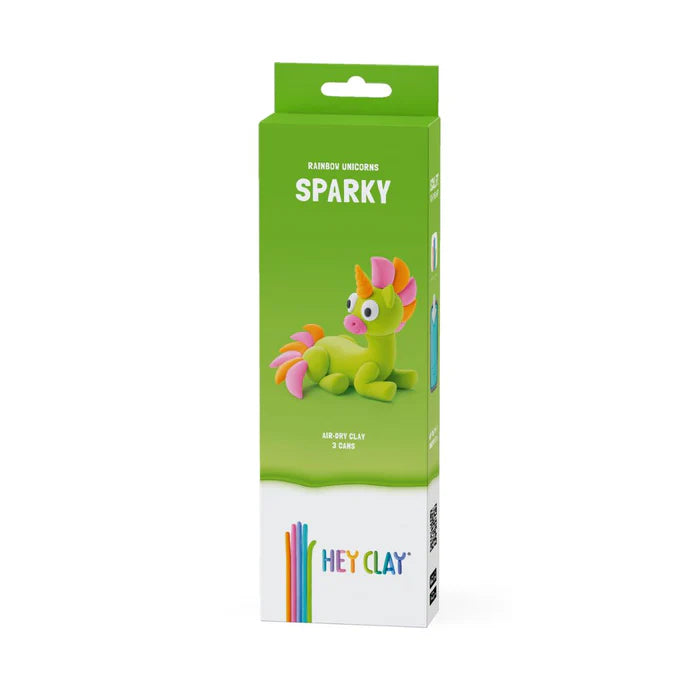 Heyclay -Rainbow unicorn Sparky - 3 potjes