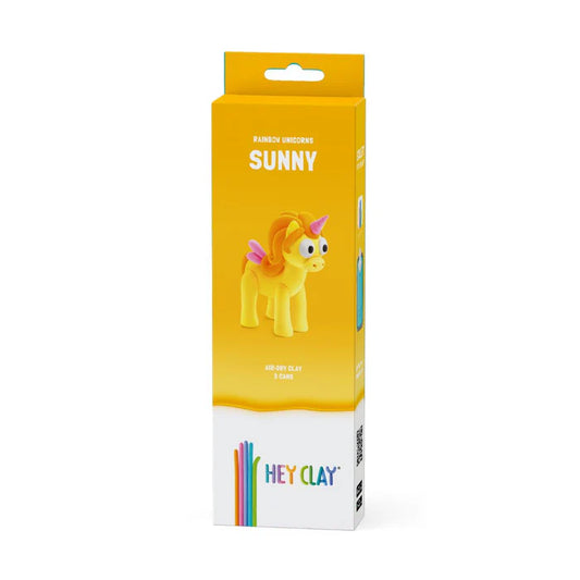 Heyclay - Rainbow unicorn sunny - 3 potjes