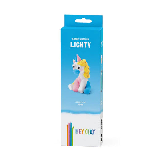 Heyclay -Rainbow unicorn lighty - 3 potjes